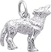 Jewelry : Wolf Charm by Rembrandt Charms