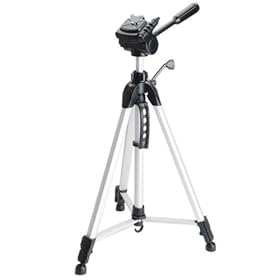 GSI Super Quality Portable Professional Full-Size 57 Inch Camera Camcorder Tripod With Bubble Level And Carrying Case - For Picture And Video Photography