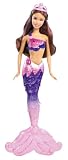 Mattel W6285 - Barbie, Meerjungfrau Lila, Puppe