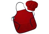 Doodlebugz Crayola Chef Hat and Apron Set in Red
