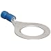 Morris Products 10048 Ring Terminal, Vinyl Insulated, Blue, 16-14 Wire Size, 5/8" Stud Size (Pack of 100)