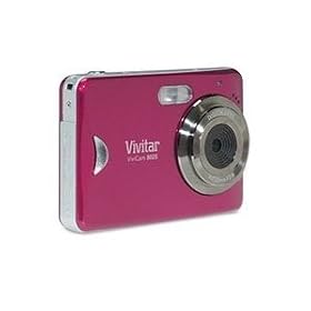Vivitar Vivicam 8025 8.1 Megapixel  Touch Screen Digital Camera - Pink