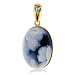 14K Yellow Gold Topaz Cameo Pendant