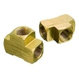 Buy 1 8FPT 1.1 OAL 1200psi Brass Pipe Fitting Female Tee, Pack of 10 by Weatherhead