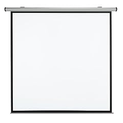 Medium Rolloleinwand Design-Rollo manuell 240x165cm mit schwarzem Rand (Format (16:9)