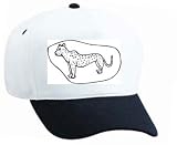 White Cap with wild, spotted, 