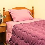 iDealLinens College Bound - Comforter and Sheet Set - Twin XL - Orchid Purp ....