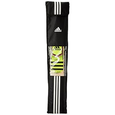 adidas Pellara Rookie Kashmir-Willow Cricket Bat, Short Handle (Stelo/Red/Black)