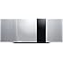 Panasonic Micro Home Audio Sound System SC-HC39 (Metallic Silver) Bluetooth Music Play, Stylish Design