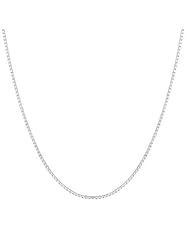 20" Box Neck Chain in Sterling Silver