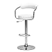 Baxton Studio Adjustable Swivel Modern Contemporary Bar Stool (Set of 2)