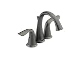 Delta 4538-PT Lahara Mini-Widespread Double-Handle Lavatory Faucet, Aged Pewter