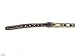 M&F Western Men's 1/2-in Diamond Concho Ribbon Hatband, Brown, Medium