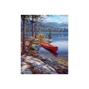 Reeves 9-Inch by 12-Inch Paint by Number Artist's Collection, Time Well Spent