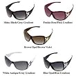 $310 Gucci 2918 Oversize Sunglasses White Gray Lens