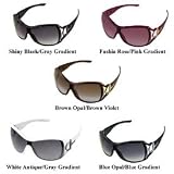 Gucci 2918 Oversize Sunglasses: Fuschia Rose/Pink Grad