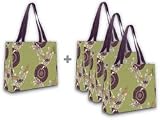 Classic Chinese Green Print Tote Small 4 Pack 31%2BK5Fo61IL. SL160 Classic Chinese Green Print Tote Small 4 Pack