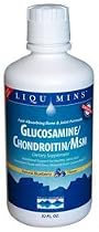 Liqumins Dietary Supplement, Glucosamine/Chondroitin/MSM, Fast-Absorbing Liquid Formula, 16 fl oz
