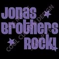 Jonas Brothers Rock! Window Decal - Lavender