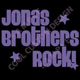 Jonas Brothers Rock! Window Decal - Lavender