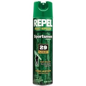 Click here to buy Repel 32901 6.5 oz Sportsmen Formula Insect Repellent Aerosol 29% DEET by Repel.