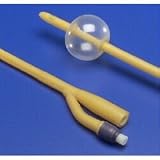 KENGUARD Silicone-Coated Foley Catheter - 30cc, 2-Way - 22 Fr., 30cc - Case of 10