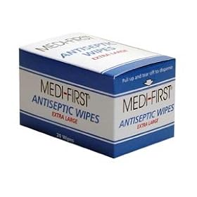 Antiseptic First Aid Wipes 20/box