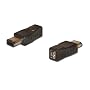 Firewire 4 pin Female to 6 Pin Male Converter