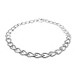 14K White Gold 9 3/4 ct. Black and White Diamond Necklace