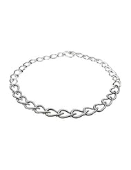 14K White Gold 9 3/4 ct. Black and White Diamond Necklace