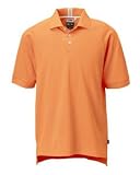 adidas Golf ClimaLite Stretch Pique Polo - Kumquat/White A08 M