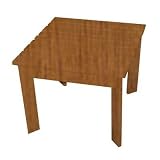 Prairie Leisure Design 71-009 16' ' Side Table - Spanish Cedar