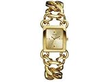Guess Ladies 'Twisted' Gold Plated Case & Bracelet Watch