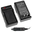 Premium NB-6L NB6L Battery Charger with Car Charger Adapter for Canon PowerShot D10