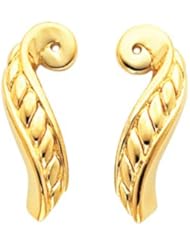 14K White Gold Earrings Jacket