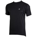 NEW BALANCE Relaxed-Fit T-Shirt , XL, BLACK