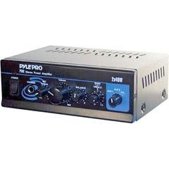 Pyle PTA2 Mini 2x40W Stereo Power Amplifier