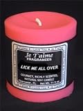 Lick Me All Over Soy Pillar Candle 3x3 31%2BKslTE%2BIL. SL160 Lick Me All Over Soy Pillar Candle 3x3