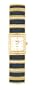 Jules Jurgensen Women's A172YB Black Enamel Crystal Accented Watch