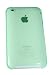 Ultra Slim Case for iPhone 3G, 3G S Transparent Green (Around 0.09 Inch Thick)