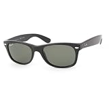 RAY BAN 2132 RB2132 901/58 BLACK PLASTIC GRAY POLARIZED SUNGLASSES