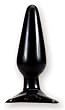 Doc Johnson Classic Butt Plug, Black, Medium