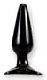 Doc Johnson Classic Butt Plug, Black, Medium
