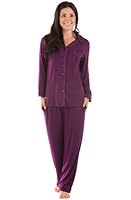 Women's Button-Up Sleepwear Set (Classic Comfort) Eco-Friendly Gifts by Texere
