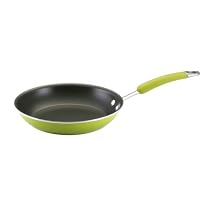 Rachel Ray 10-Inch Porcelain-Enamel Open Skillet, Green