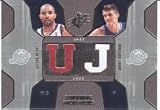 2007 SPx Authentic Carlos Boozer & Andrei Kirilenko Authentic Dual Game-Worn Jersey Card