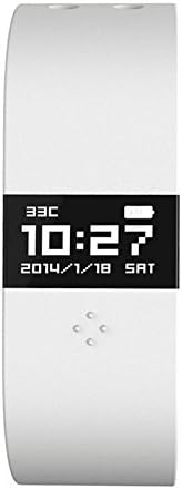 DIGICare Bluetooth V4.0 Multifunctional Smart Sports Bracelet with LED Display, Waterproof Grade: IPX67, Support Calorie & Sleep & Body Temperature Detection(White)