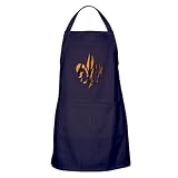 LSU Fleur Fleur de lis Apron dark by CafePress