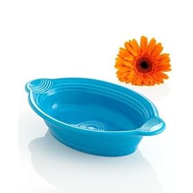 Fiesta Individual 9 Inch by 5 Inch Oval Casserole, Cobalt by Fiesta