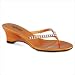 Twi-light in Tangerine Metallic Fabric Color: Fuchsia Metallic Fabric, Size: 6.5